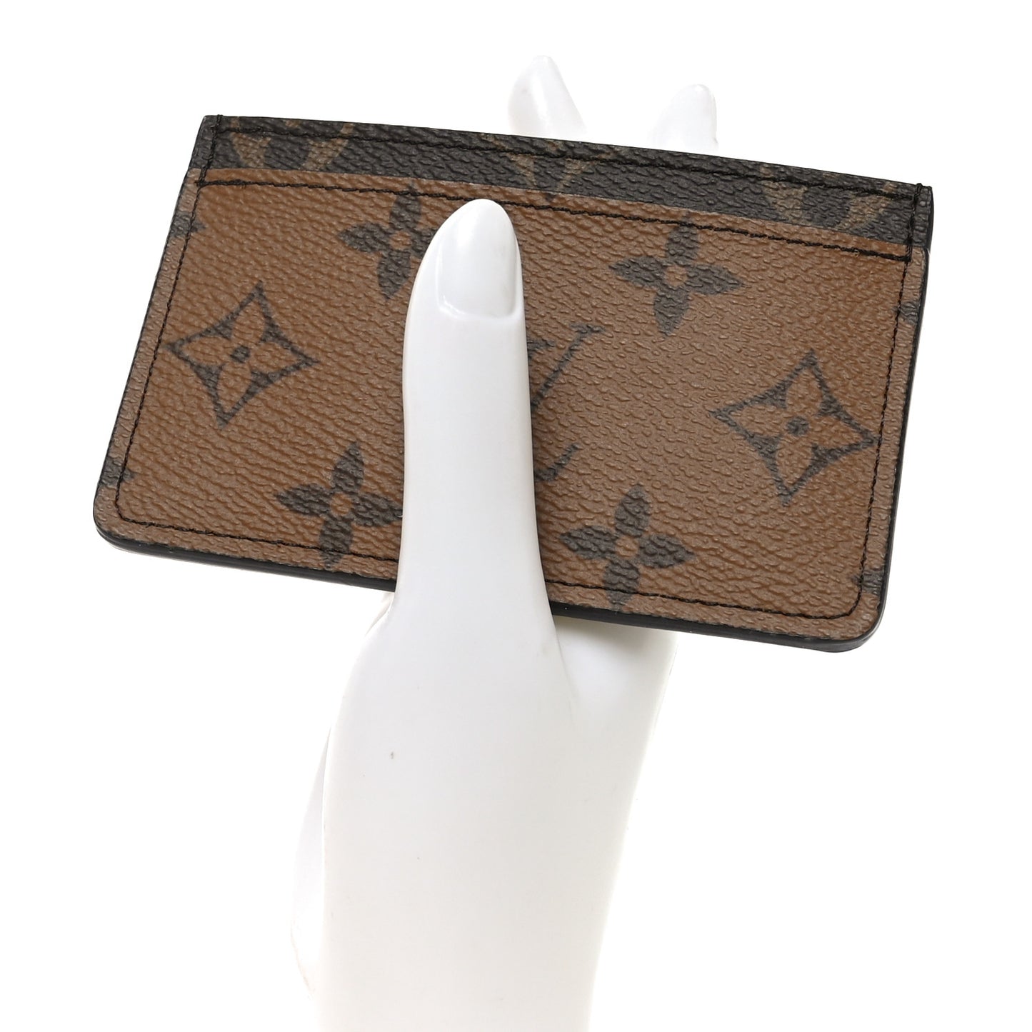 Reverse Monogram Card Holder