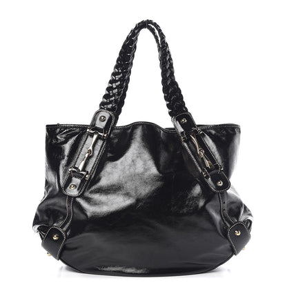 Gucci Patent Medium Pelham Shoulder Bag Black 1 of 11