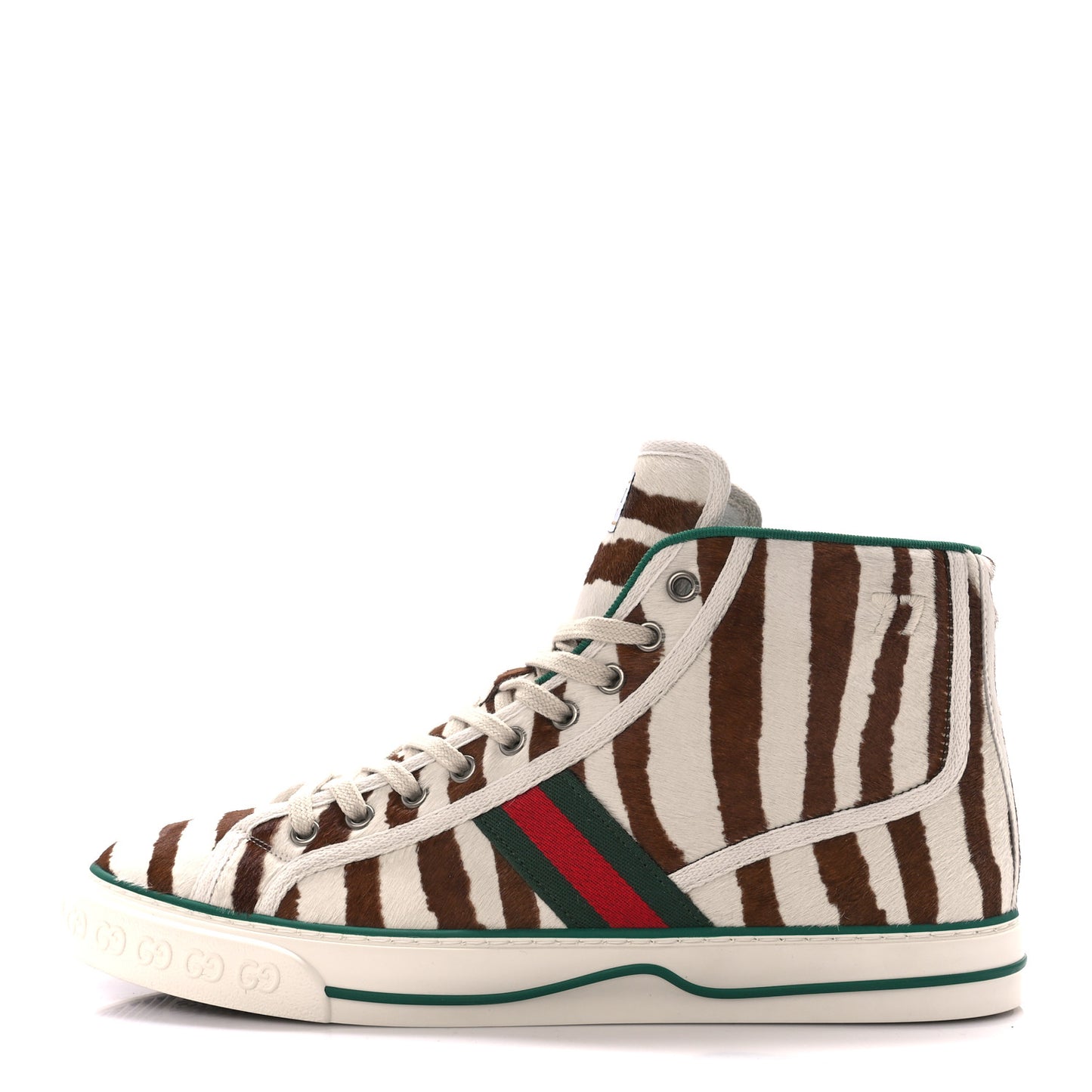 Pony Hair Mens 1977 Tennis High Top Sneakers 9 Brown