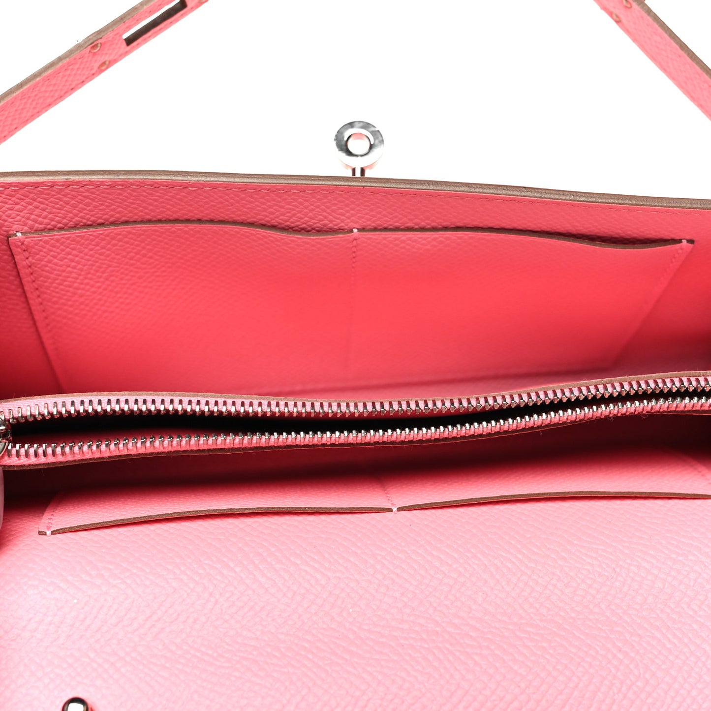 Epsom Kelly Wallet To Go Rose Confetti