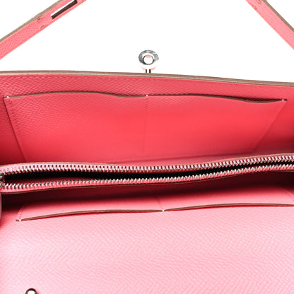 Hermes Epsom Kelly Wallet To Go Rose Confetti 5 of 11