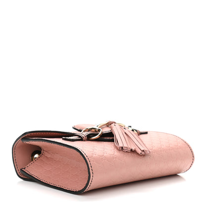 Gucci Microguccissima Mini Emily Shoulder Bag Soft Pink 4 of 11
