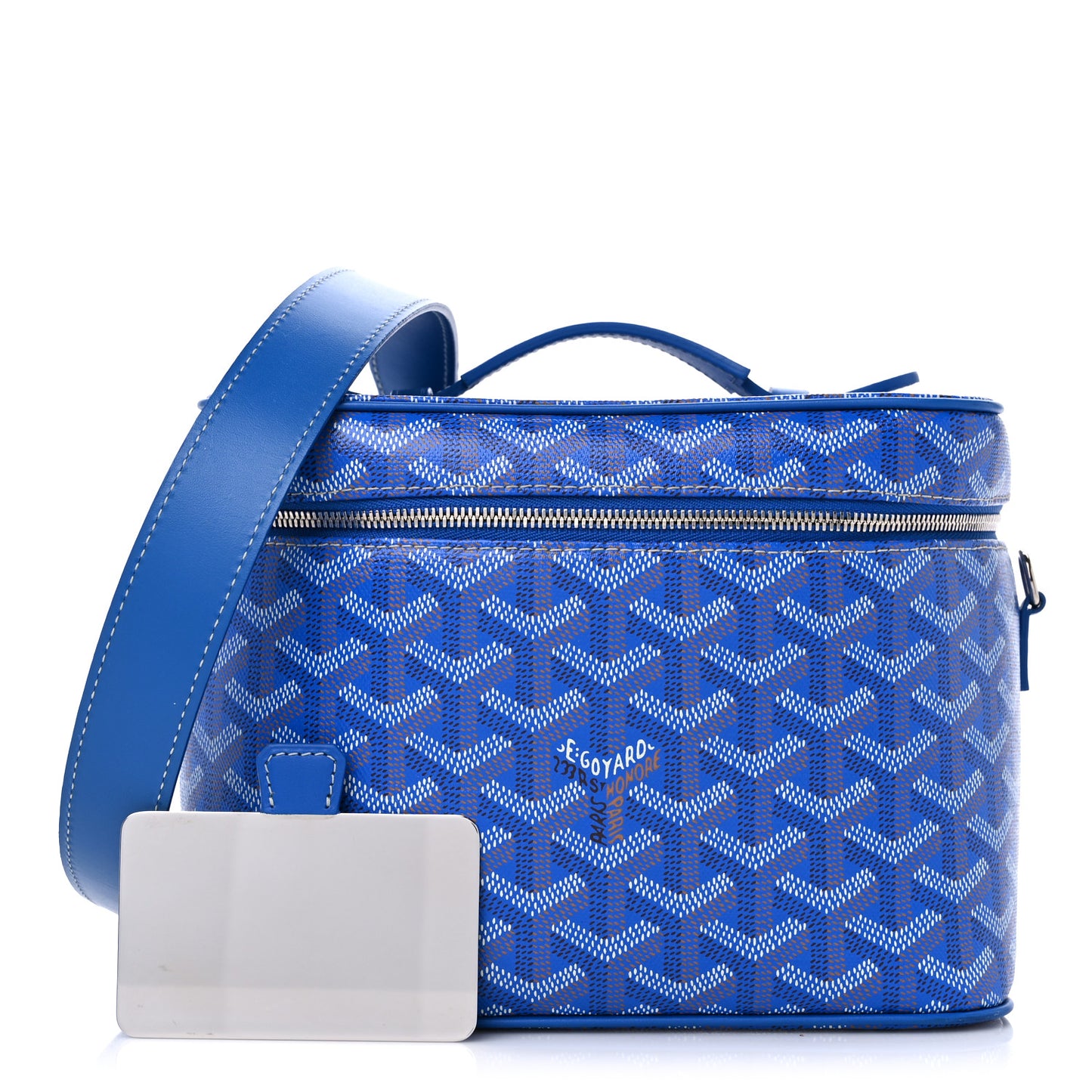 Goyardine Muse Vanity Case Sky Blue