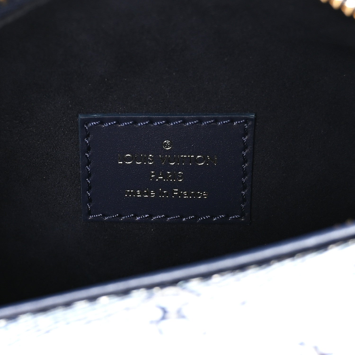 Louis Vuitton Monoglam Side Trunk MM Blue 6 of 9