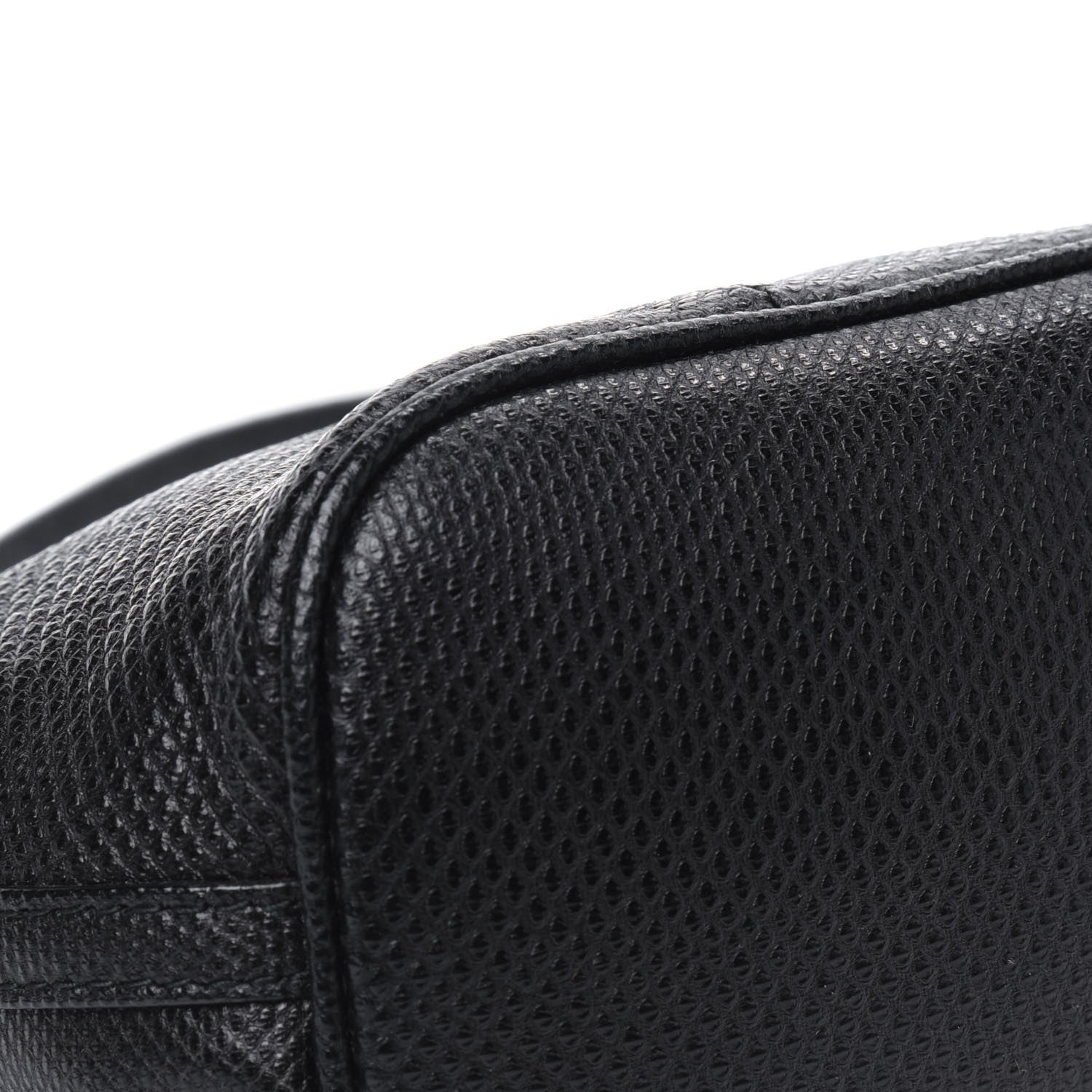 Gucci Calfskin Lizard Embossed Boat Pochette Black 11 of 22