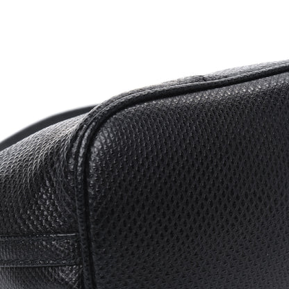 Gucci Calfskin Lizard Embossed Boat Pochette Black 11 of 22