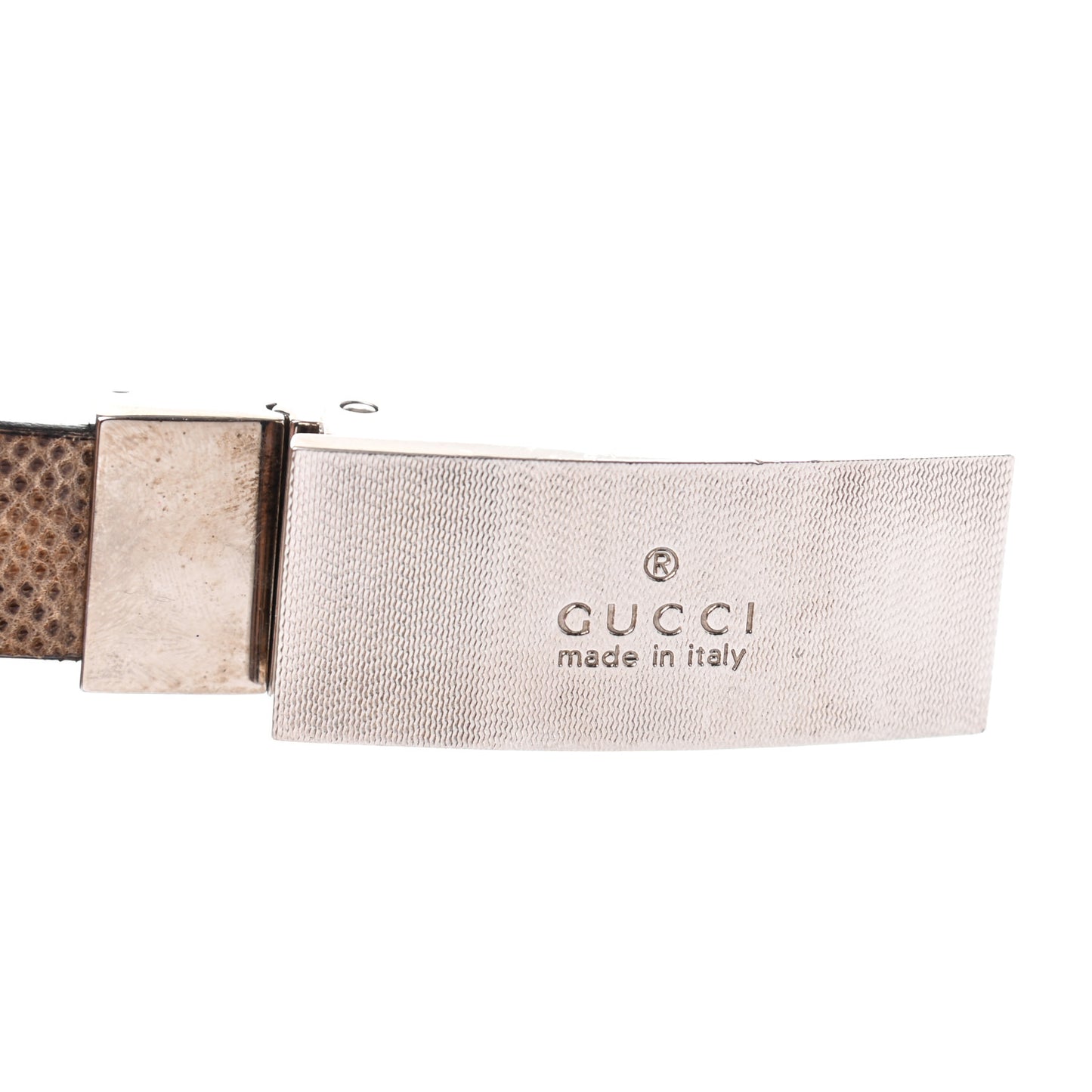 Snakeskin Skinny Belt 75 30 Brown