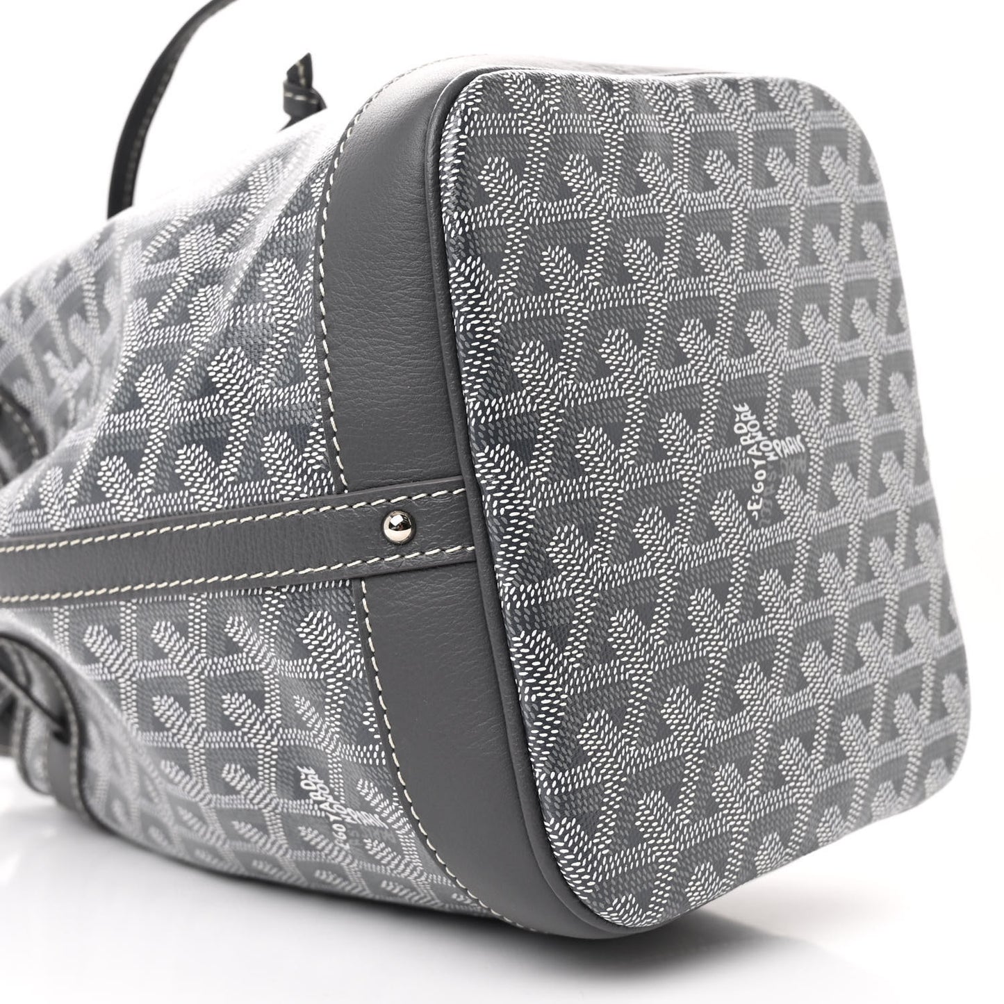 Goyardine Petit Flot Bucket Bag PM Grey