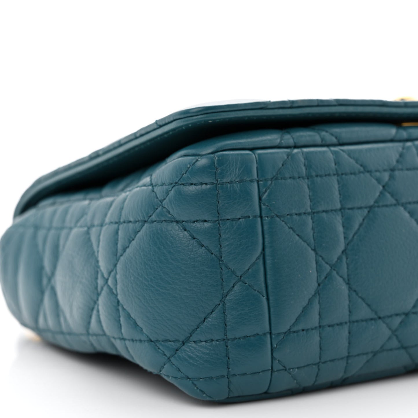 Lambskin Cannage Small Caro Bag Deep Ocean