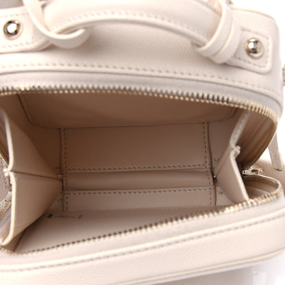 Chanel Caviar Quilted CC North South Filigree Vanity Case Light Beige 7 of 15