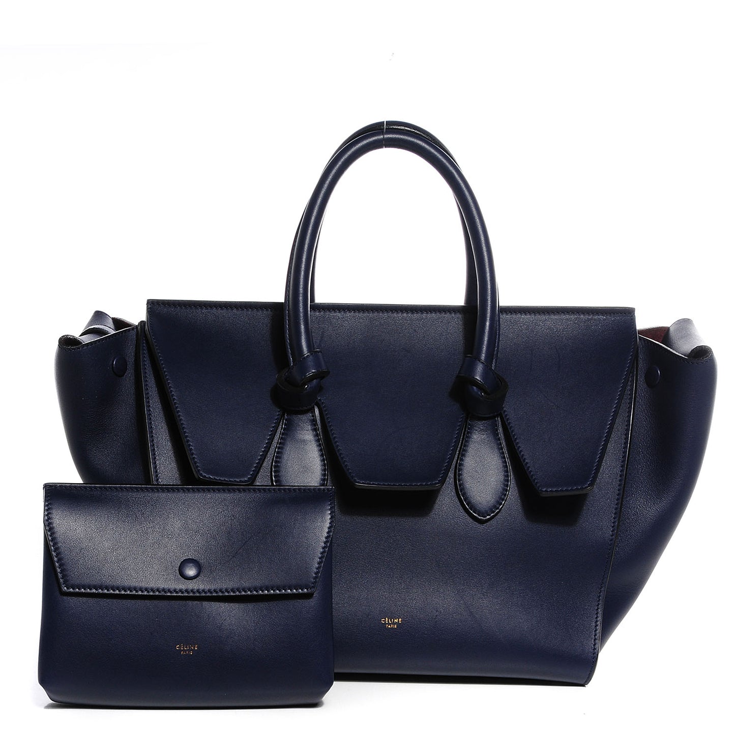 Smooth Calfskin Small Tie Knot Tote