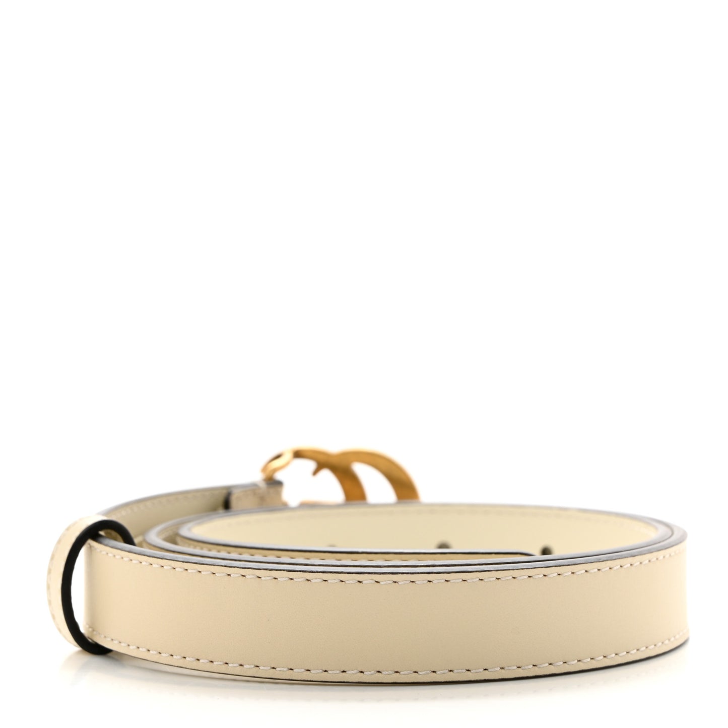 Calfskin Double G 20mm Belt 70 28 Mystic White