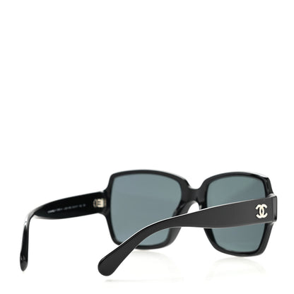 Chanel Acetate Square CC Sunglasses 5385 Black 4 of 8