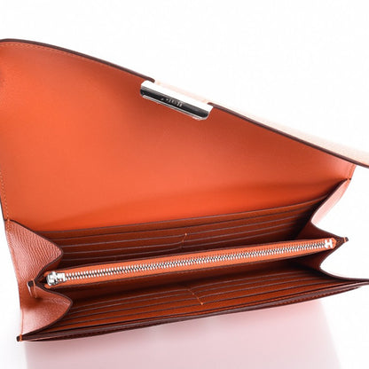 Hermes Epsom Constance Long Wallet Orange 5 of 19
