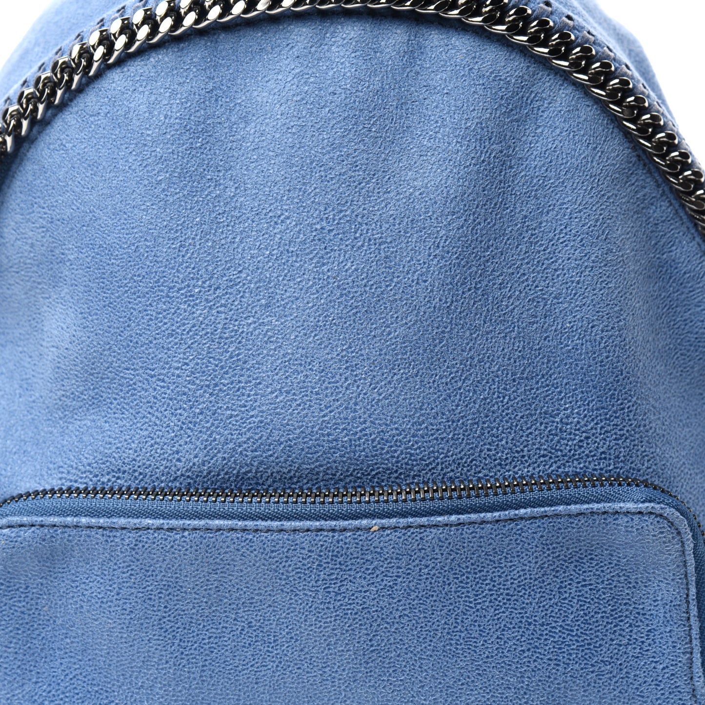 Shaggy Deer Small Falabella Backpack Blue
