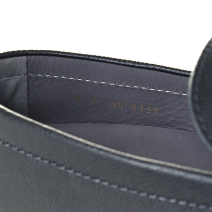 Louis Vuitton Taiga Mens Hockenheim Moccasin Loafers 9 Ardoise 9 of 11