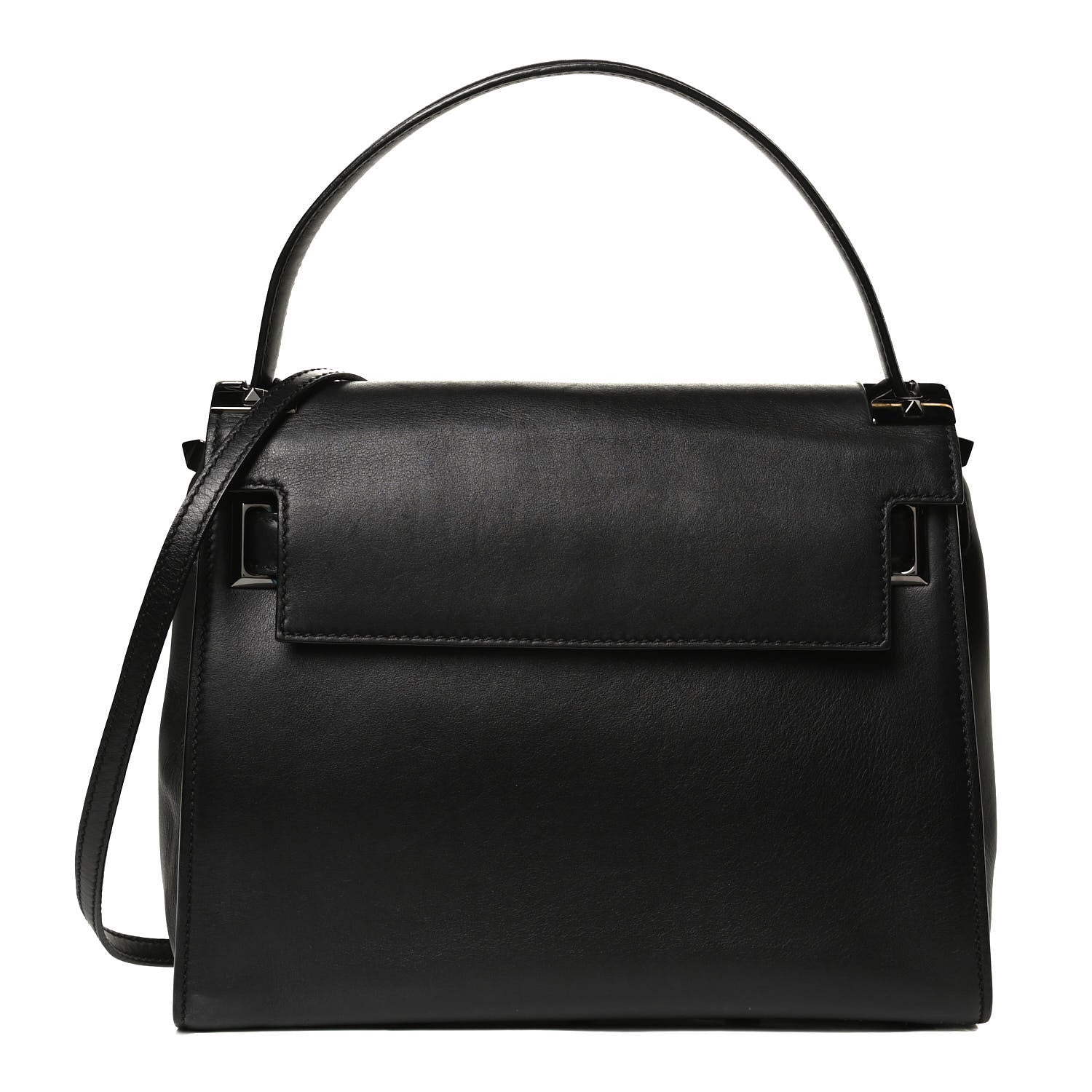 Valentino Garavani Calfskin Medium My Rockstud Frame Bag Black 1 of 12
