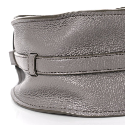 Chloe Calfskin Medium Marcie Round Crossbody Bag Cashmere Grey 7 of 8