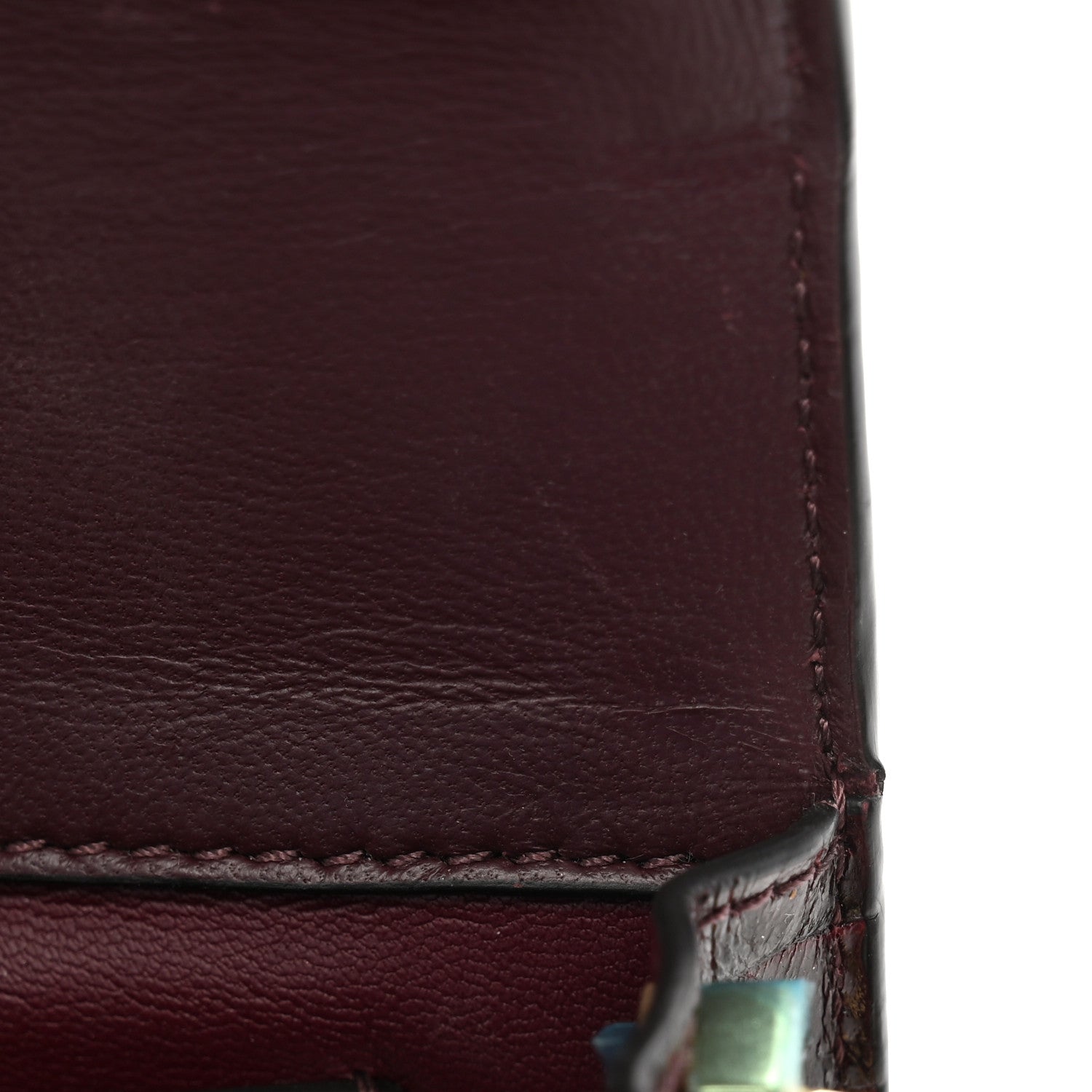 Givenchy Calfskin Crocodile Embossed Eden Bag Eggplant 9 of 10