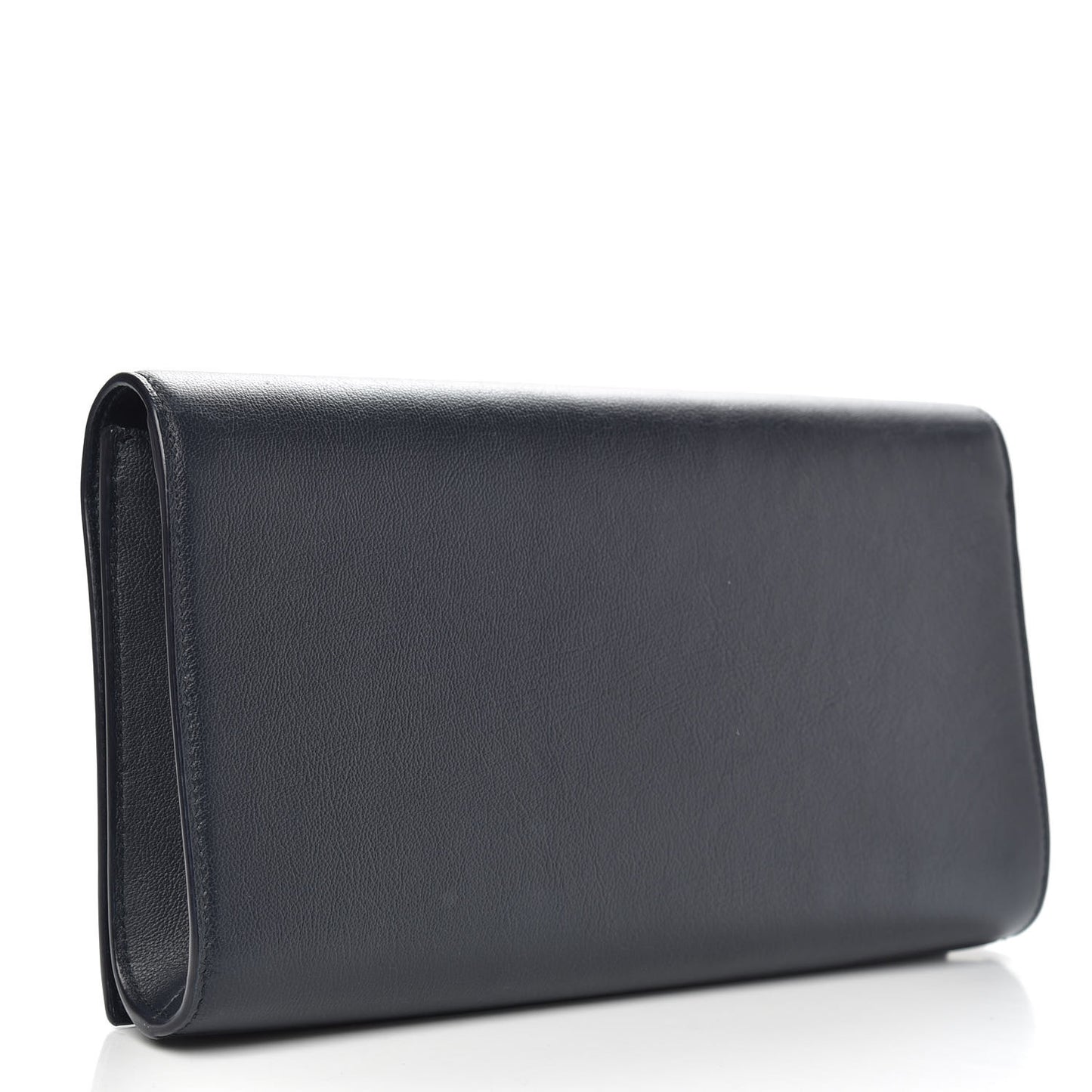 Calfskin Monogram Large Belle De Jour Clutch Navy