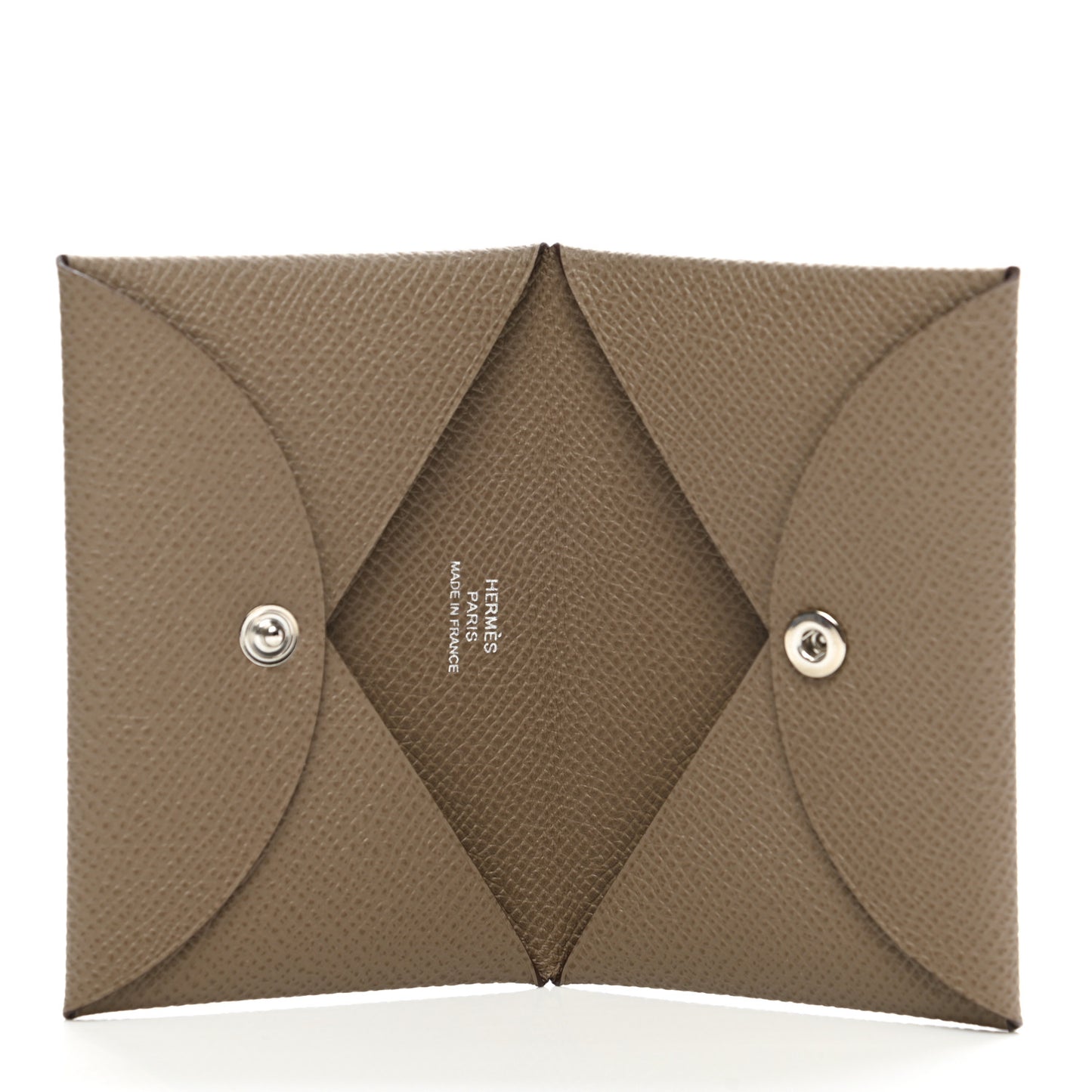 Epsom Calvi Card Case Etoupe