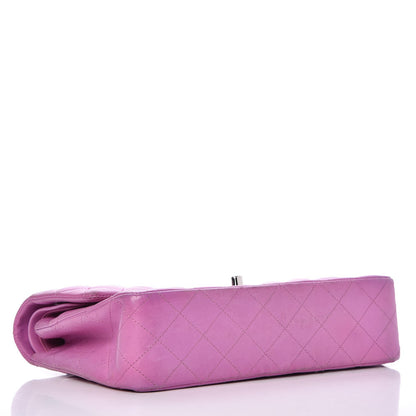 Chanel Lambskin Quilted Medium Double Flap Light Purple 4 of 17