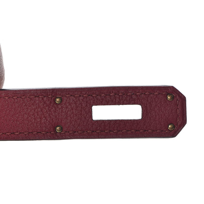 Hermes Togo Birkin 35 Rouge Grenat 21 of 34