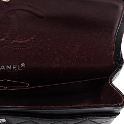 Chanel Lambskin Quilted Medium Double Flap Black 13 of 16