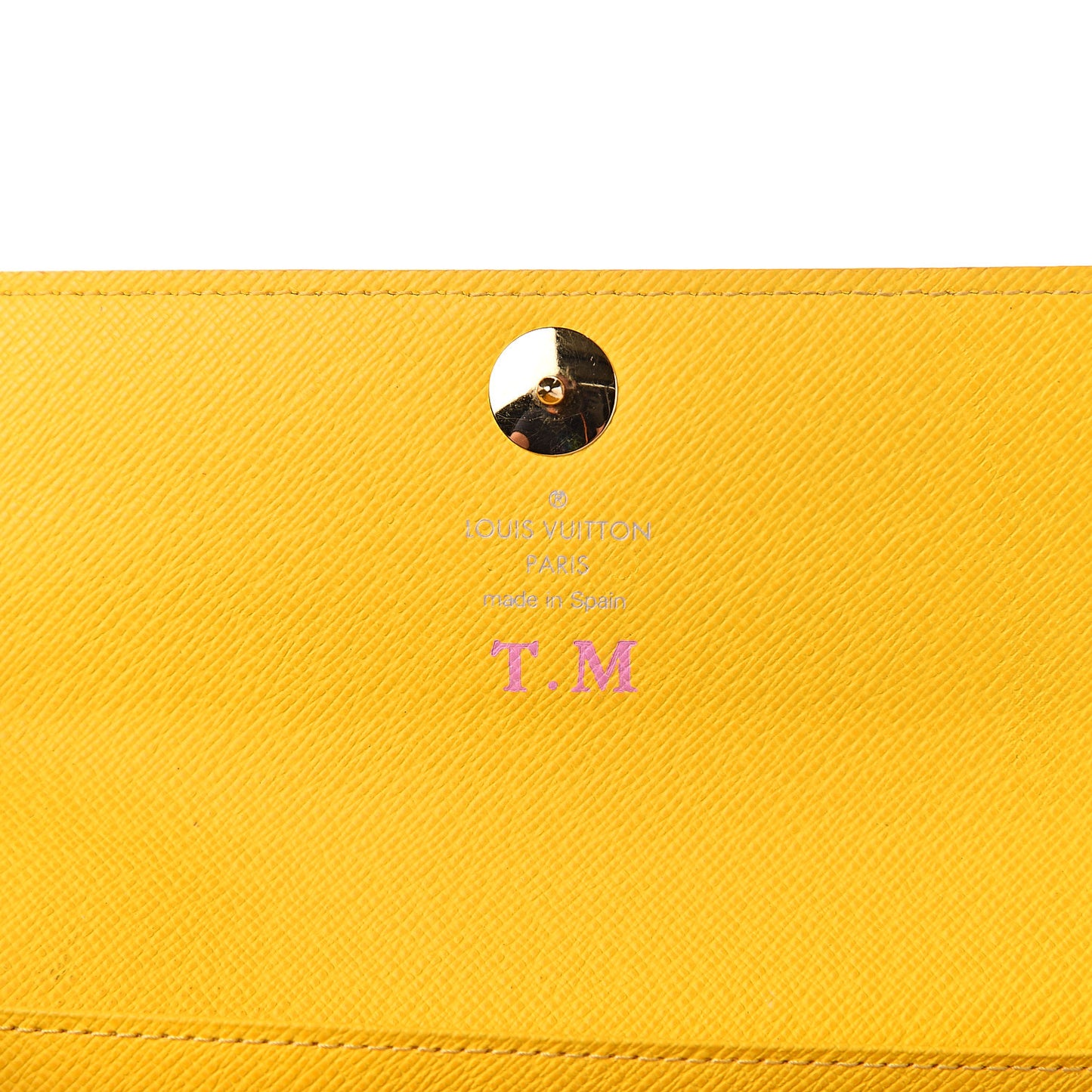Monogram Multicolor Sarah Wallet White Citron