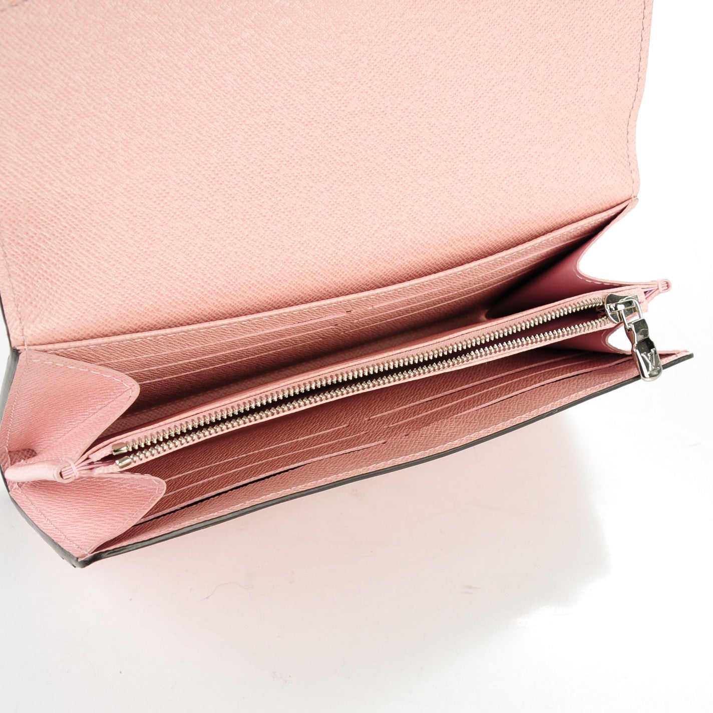 Louis Vuitton Epi Sarah Wallet NM Rose Nacre 6 of 7