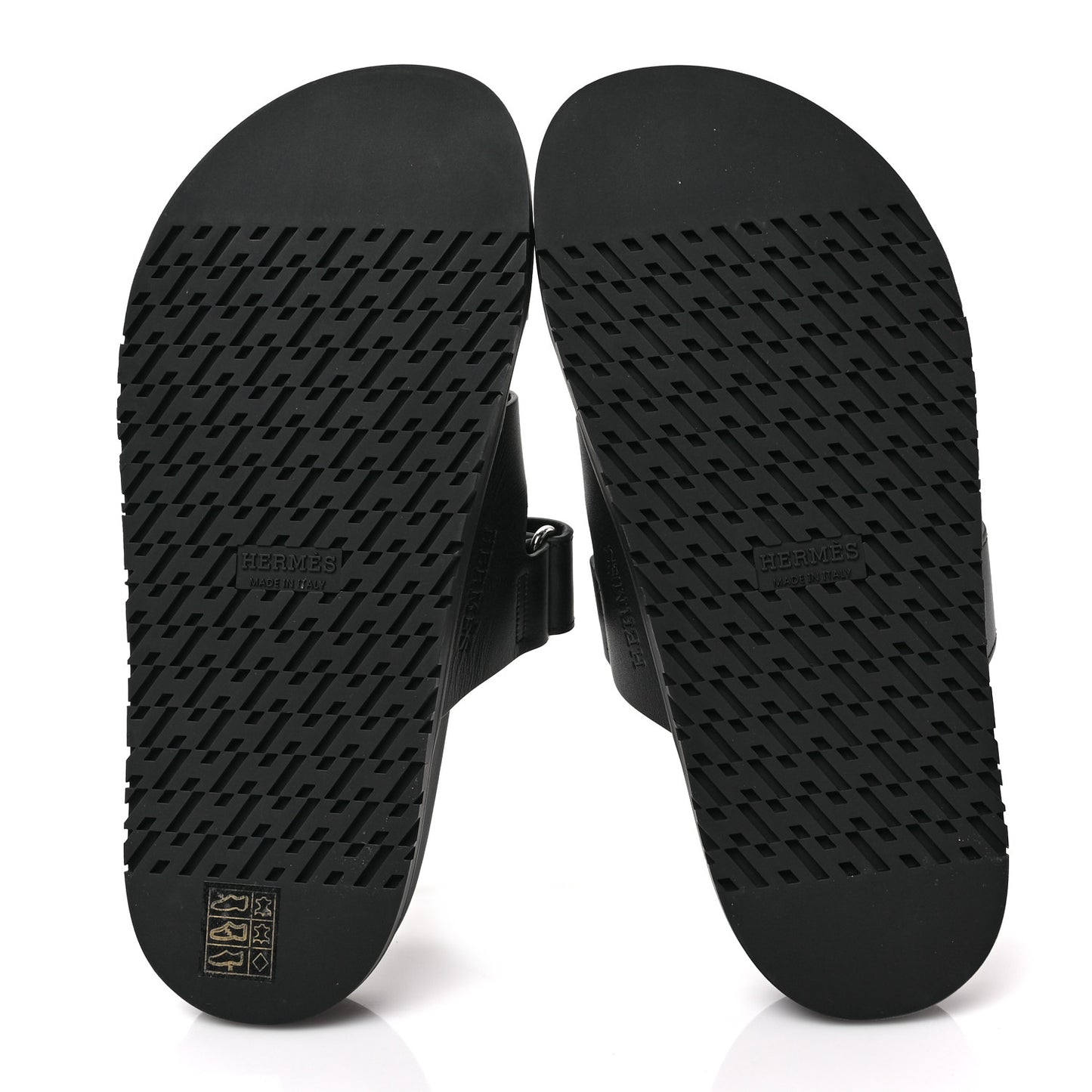 Calfskin Womens Chypre Sandals 36.5 Black