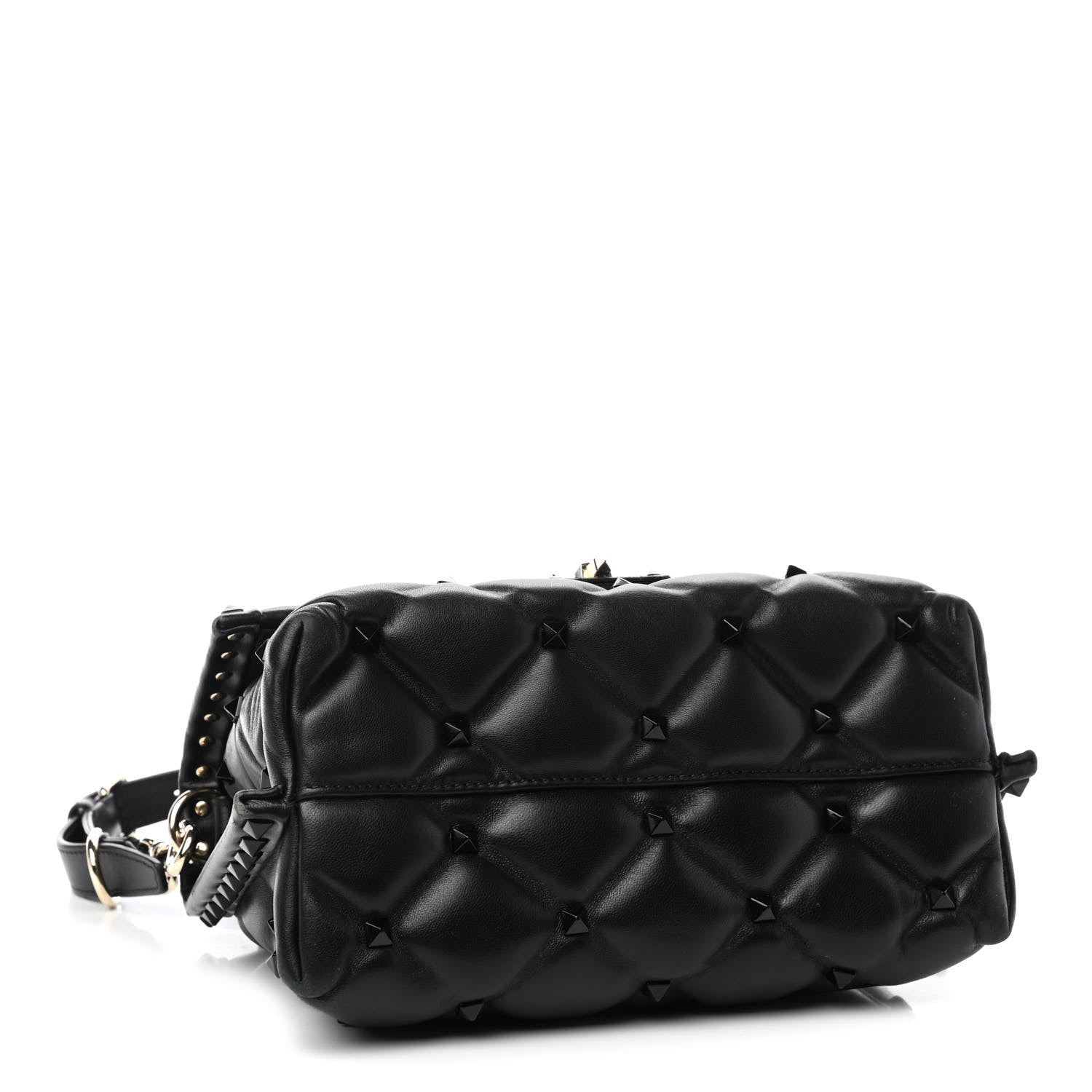 Valentino Garavani Nappa Monochrome Medium Candystud Top Handle Bag Black 3 of 8