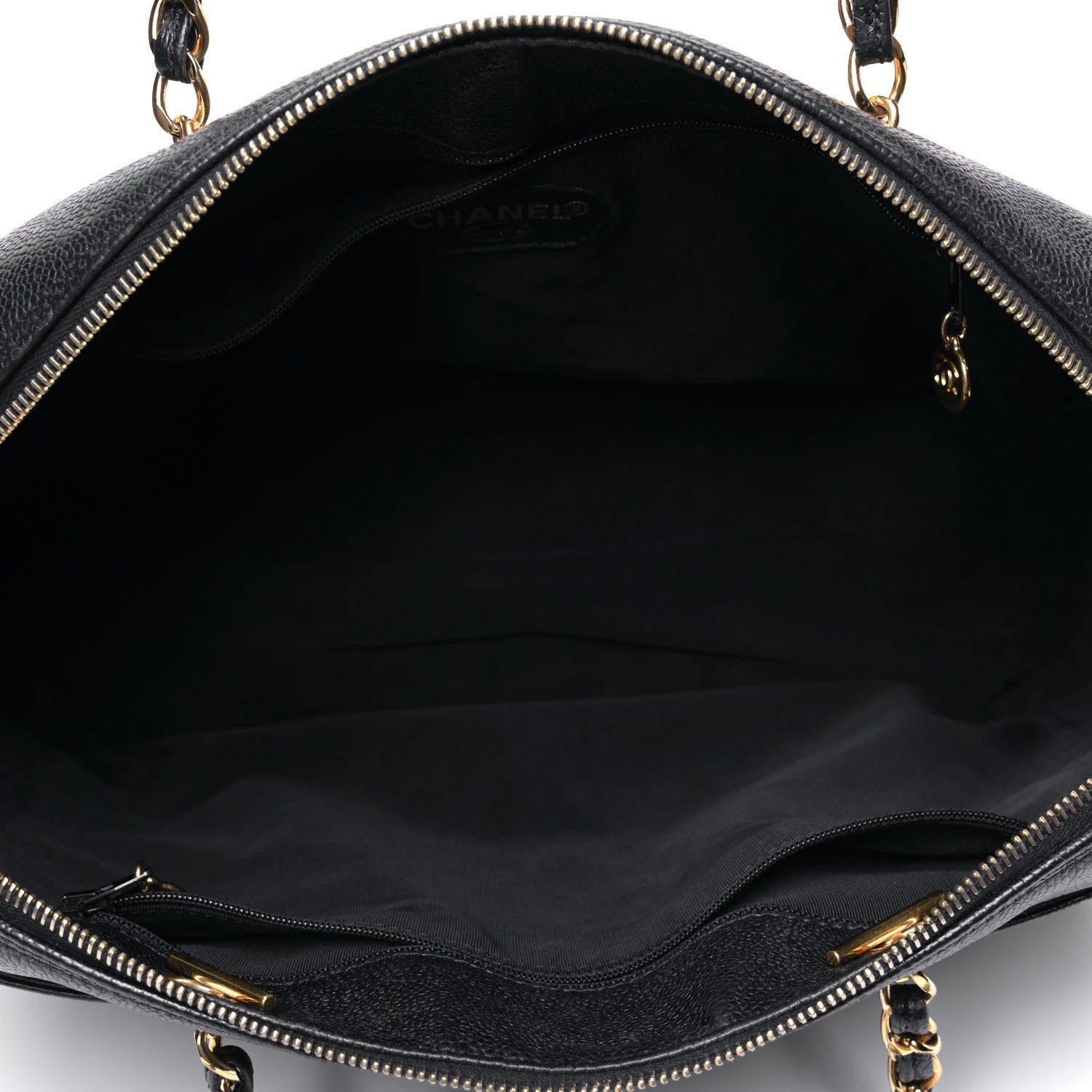Chanel Caviar CC Timeless Tote Black 4 of 5