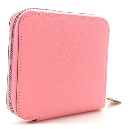 Hermes Epsom Silk'In Compact Wallet Rose Confetti 3 of 7