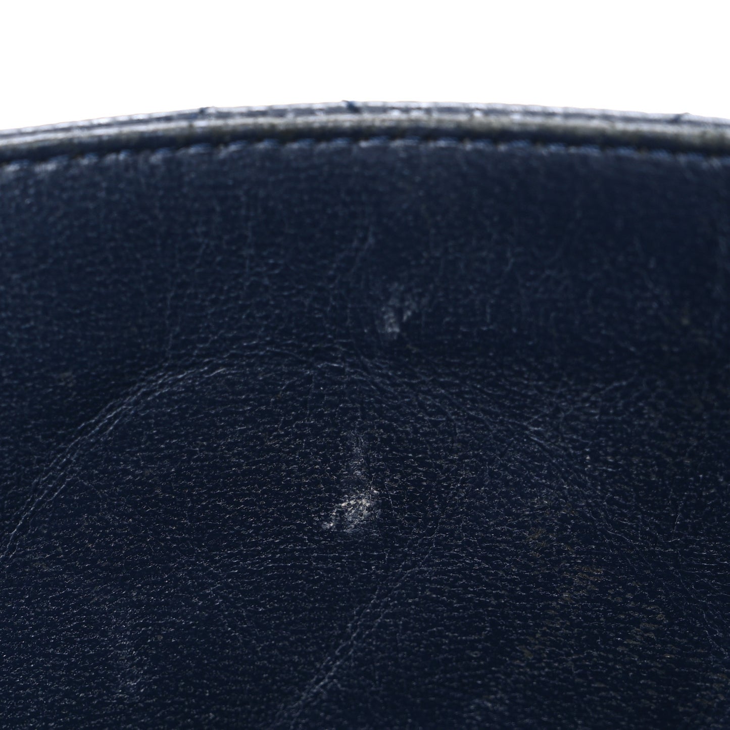 Caviar Quilted Jumbo Single Flap Navy