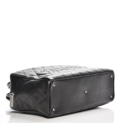 Chanel Caviar Patent Large Bowler Black 4 of 8