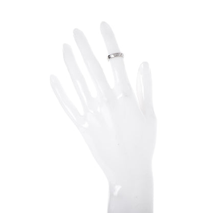Cartier 18K White Gold 3.5mm LOVE Wedding Band Ring 47 4 2 of 5