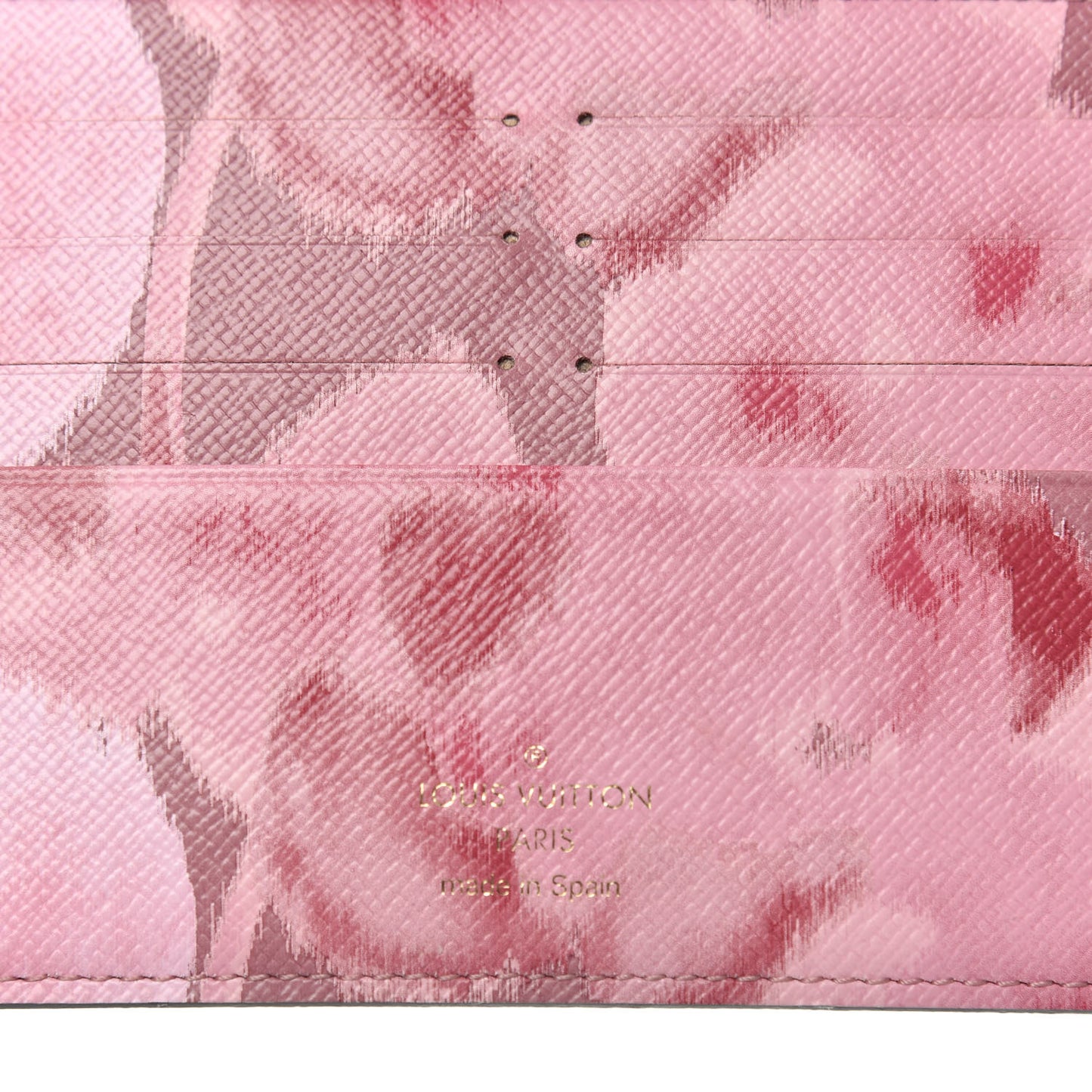 Monogram Articles de Voyage Ikat Insolite Wallet Rose Velours