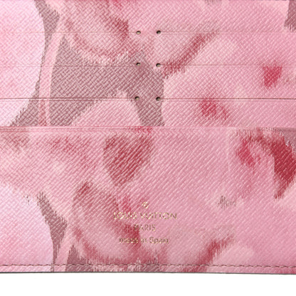 Louis Vuitton Monogram Articles de Voyage Ikat Insolite Wallet Rose Velours 6 of 7