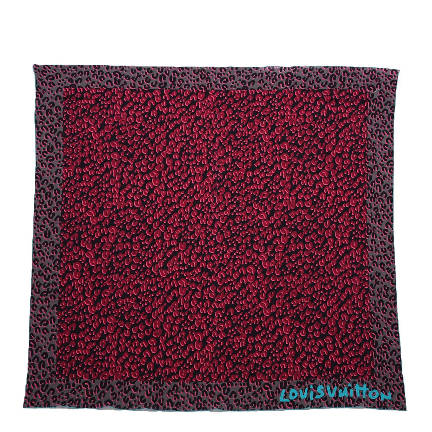 Silk Giant Leopard Square Scarf