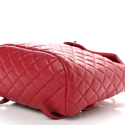 Chanel Lambskin Quilted Small Urban Spirit Backpack Dark Pink 10 of 10