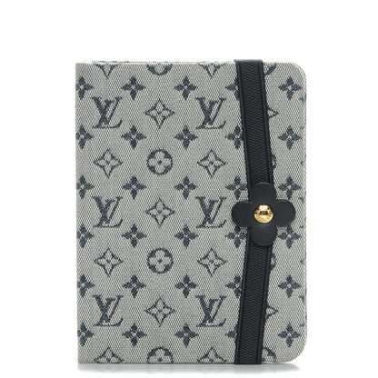 Louis Vuitton Mini Lin Notebook Blue 1 of 7