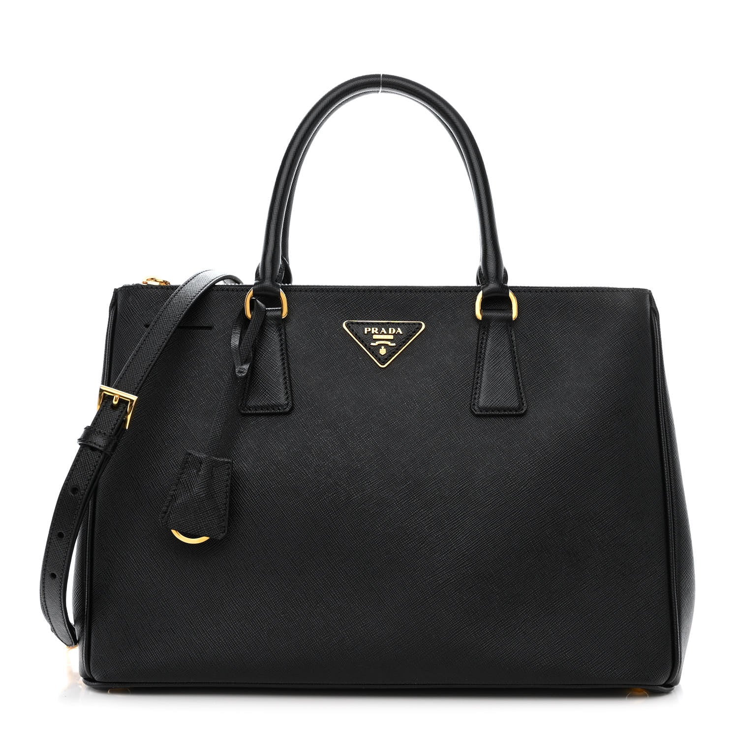 Prada Saffiano Lux Medium Galleria Double Zip Tote Black 1 of 18