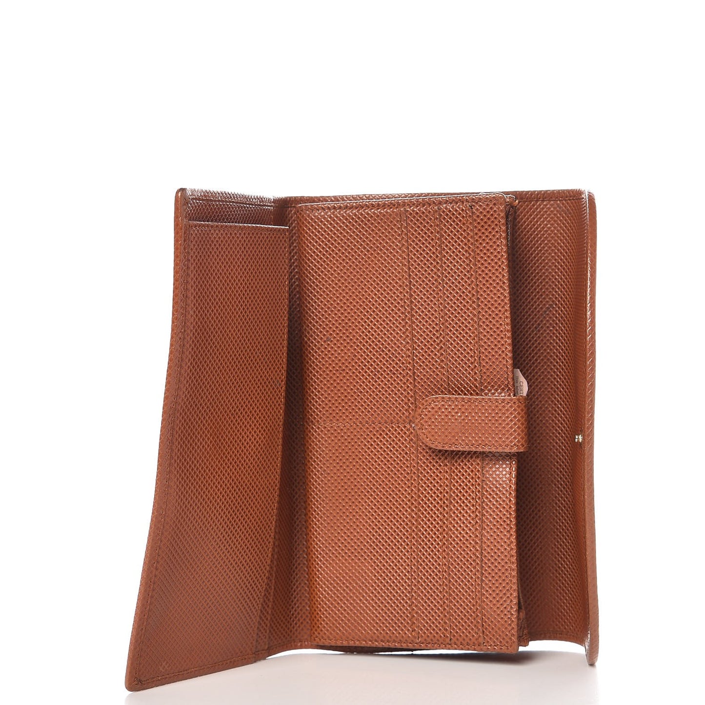 Rubberized Canvas Marco Polo Long Flap Wallet Black Brown