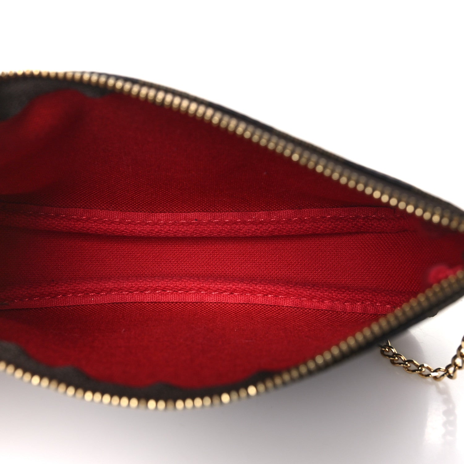 Louis Vuitton Damier Ebene Mini Pochette Accessories 4 of 10