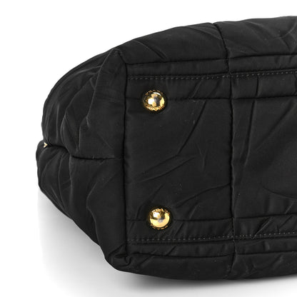 Prada Crispy Nylon Shopping Tote Black 7 of 8