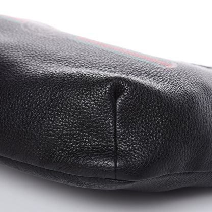 Gucci Grained Calfskin Logo Belt Bag Black 8 of 9