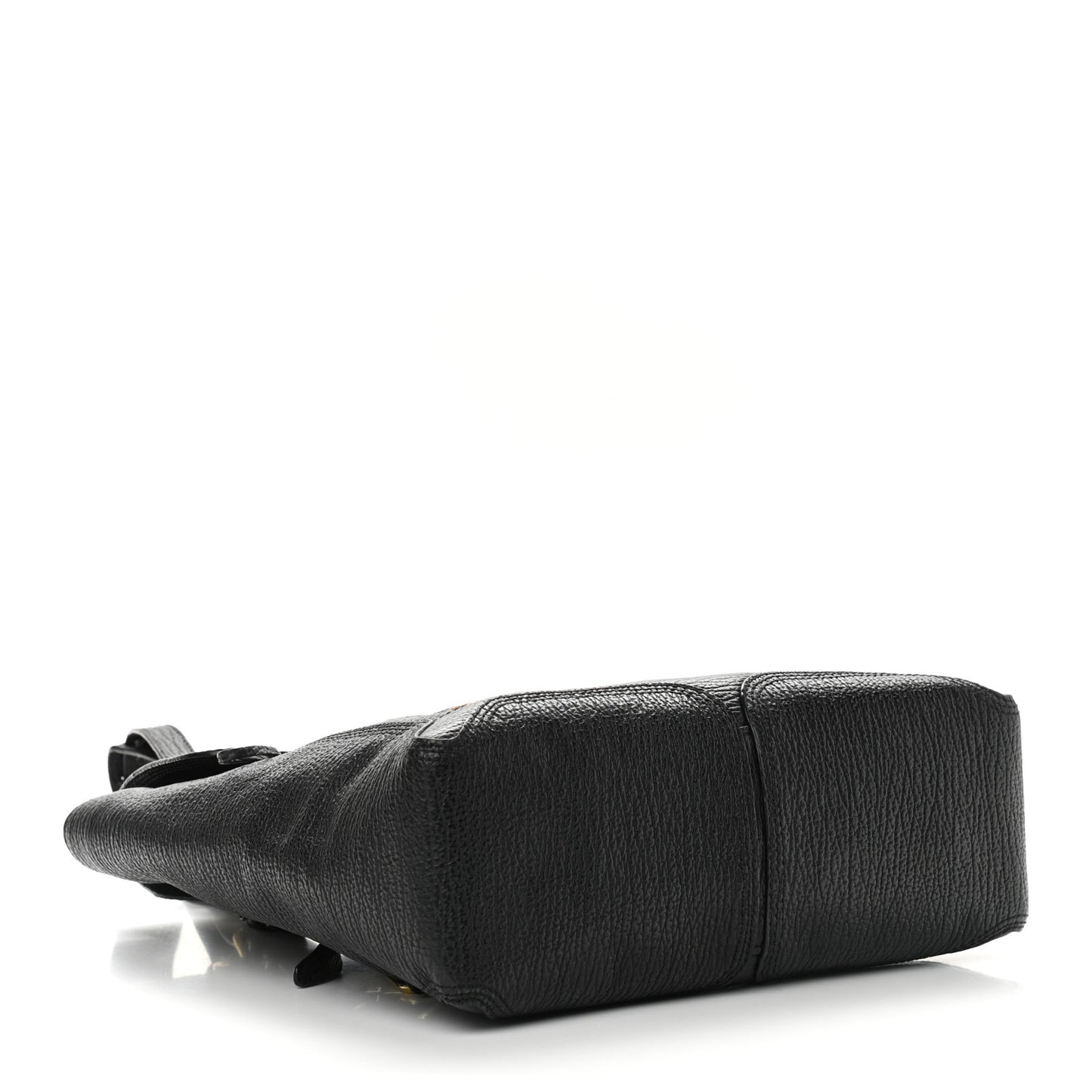 Textured Calfskin Pashli Backpack Black