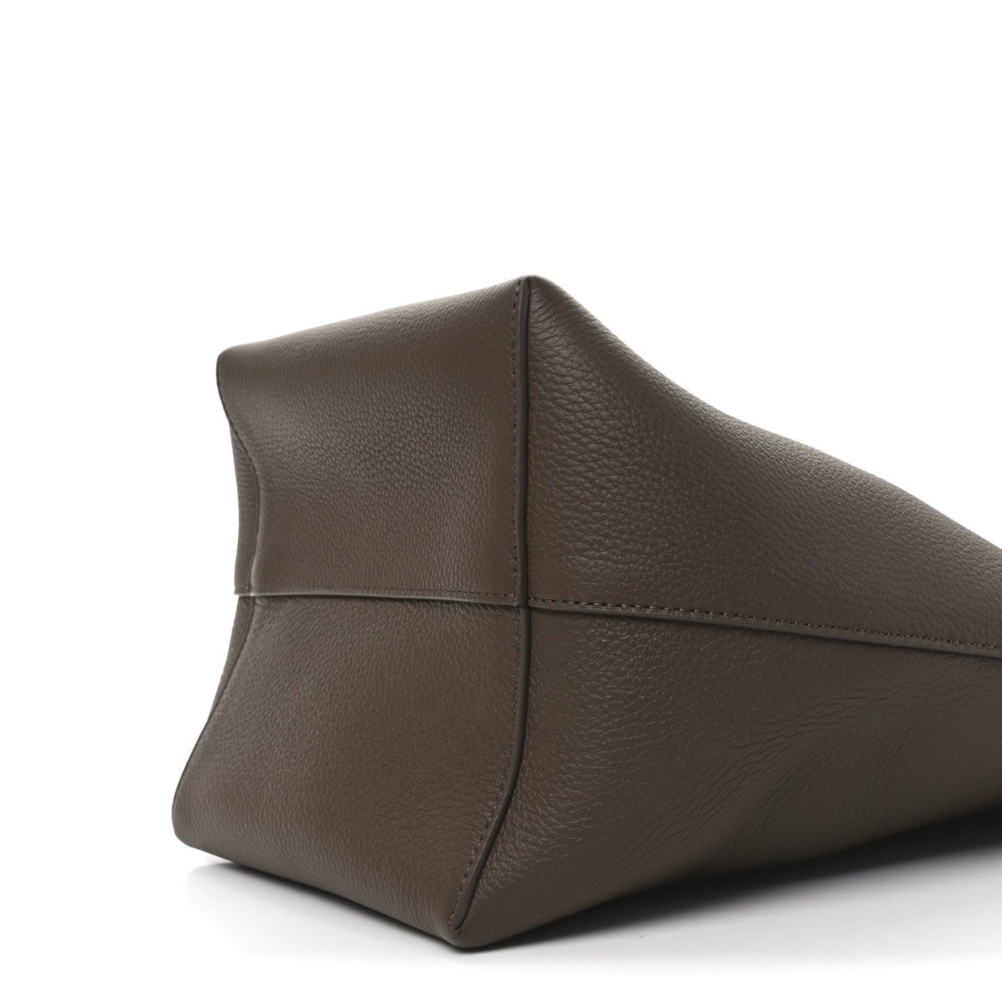 Grained Calfskin Medium N/S Park Tote Dark Olive