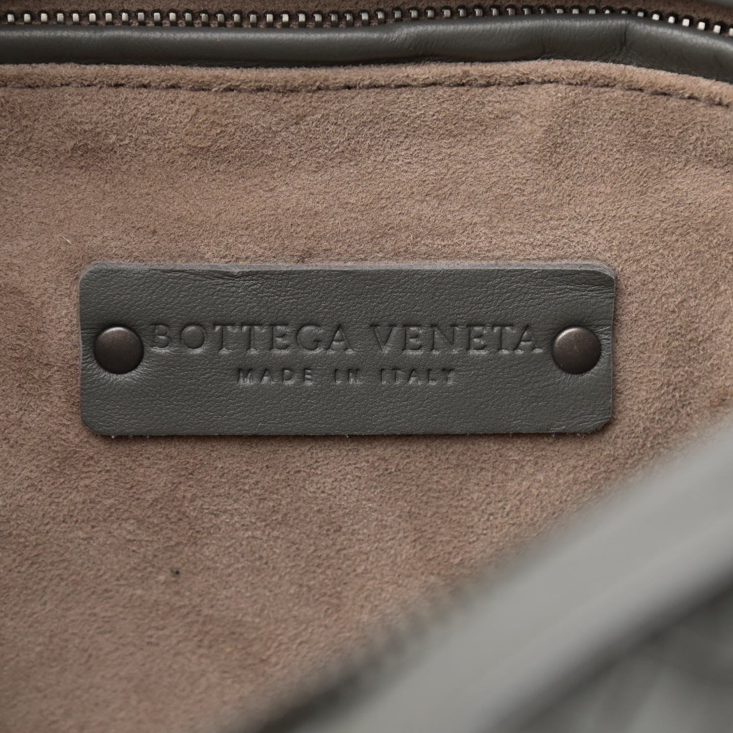 Bottega Veneta Nappa Intrecciato Nodini Crossbody Messenger Light Grey 6 of 11